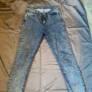 Levi’s Acid Wash High Rise Skinny Jeans